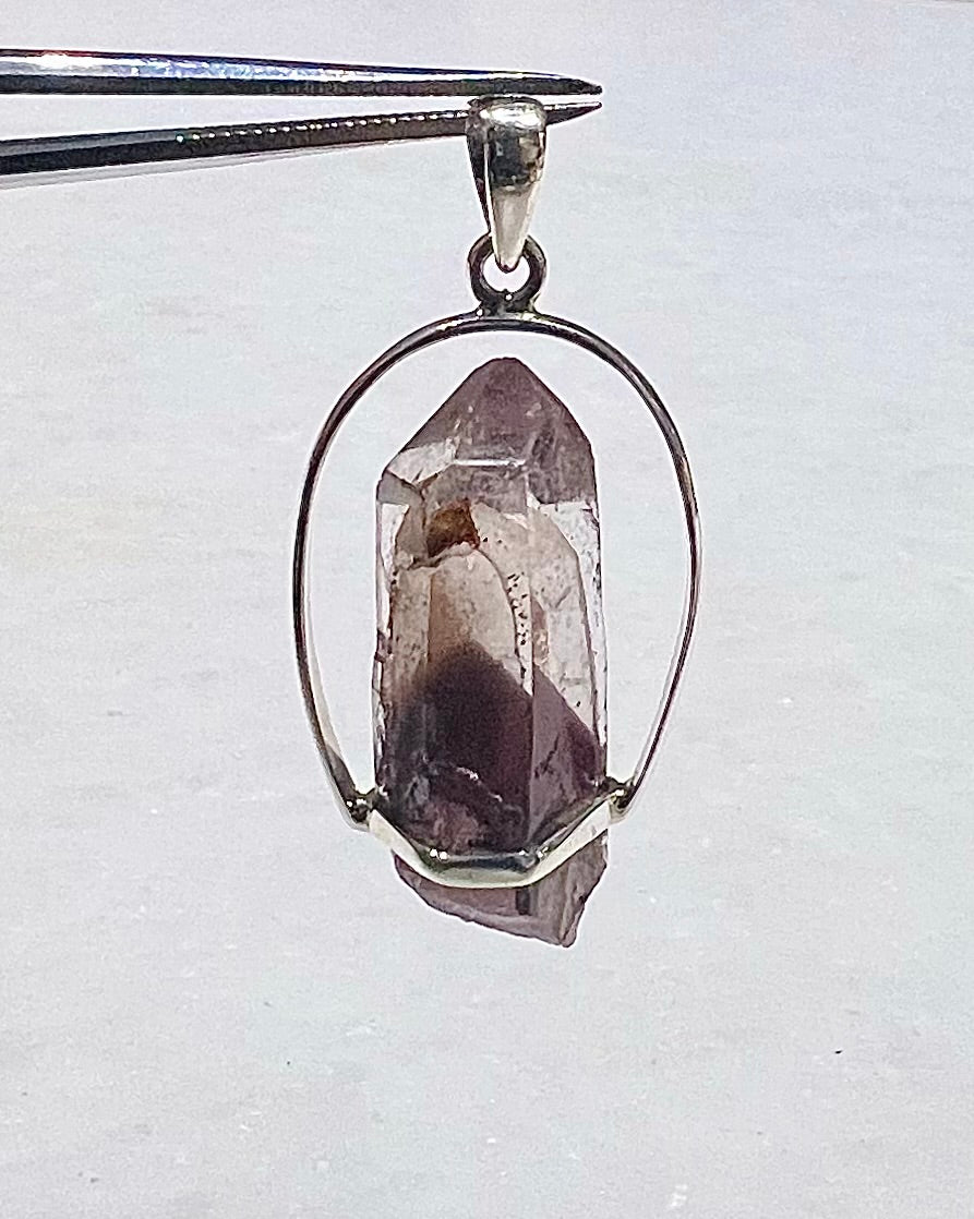 AA Grade Sunset Phantom Quartz - Telangana, Indien als Anhänger