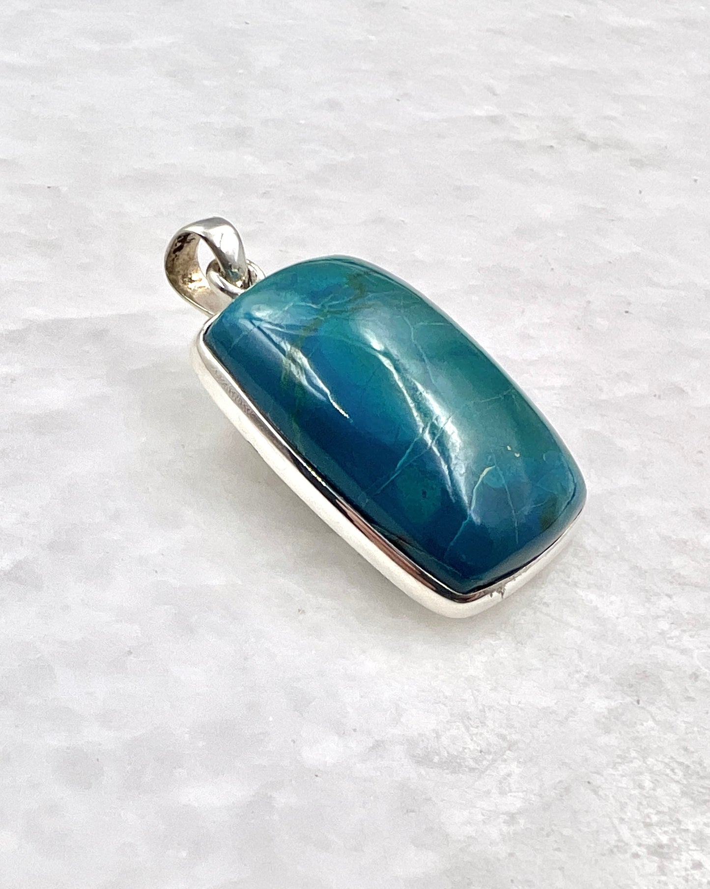 Crysocolla in 0.925 Silver