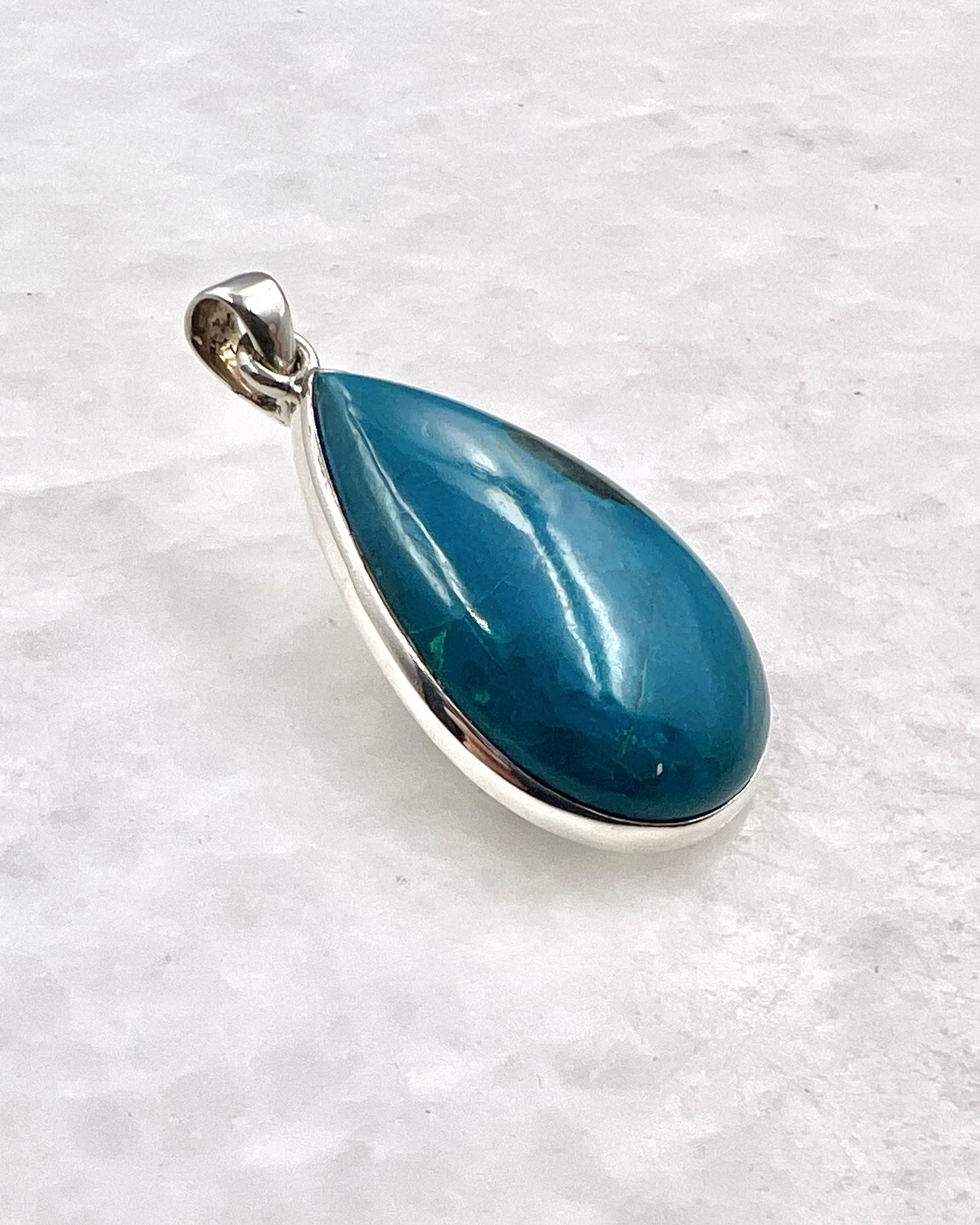 Crysocolla in 0.925 Silver