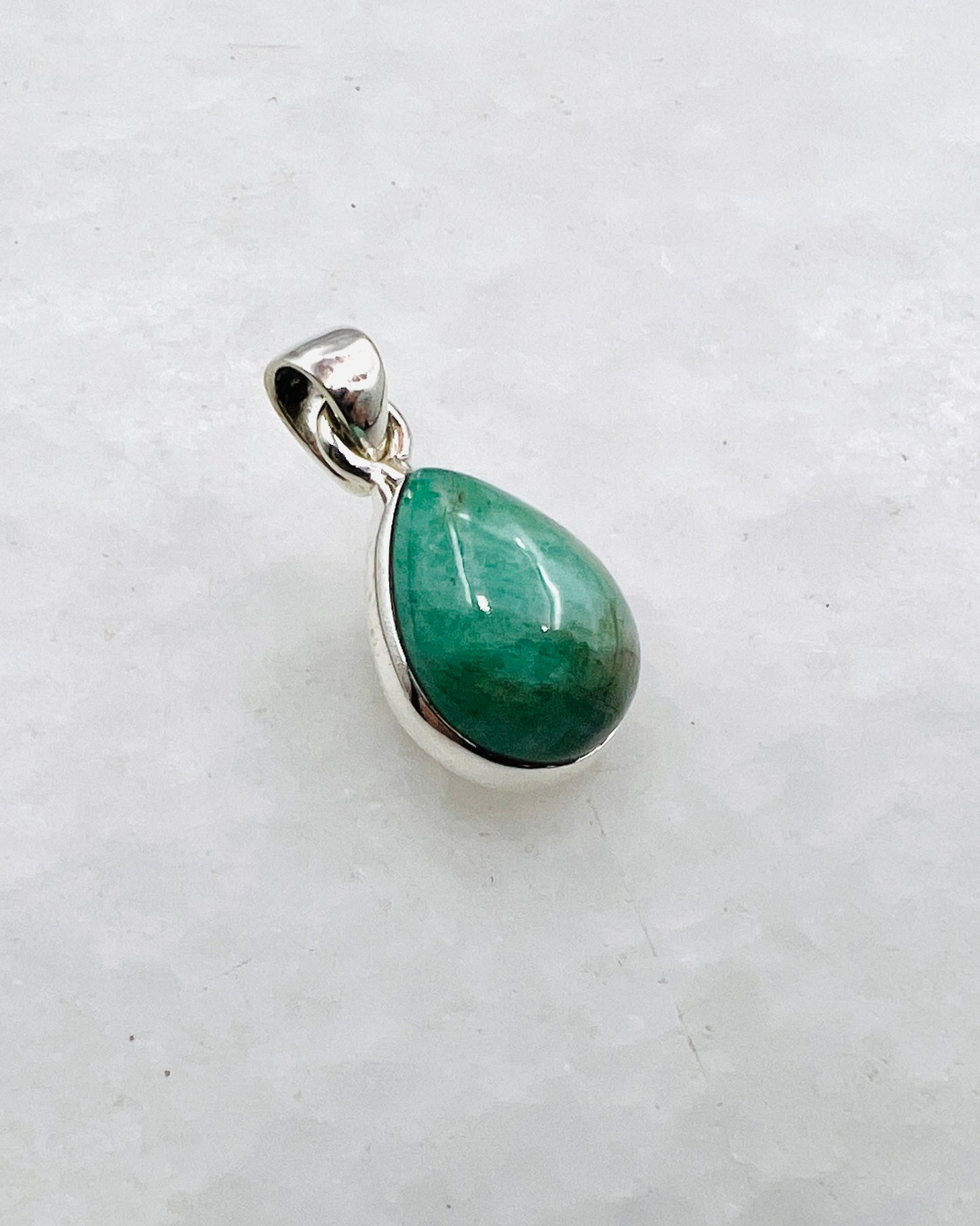 Emerald in 0.925 Silver