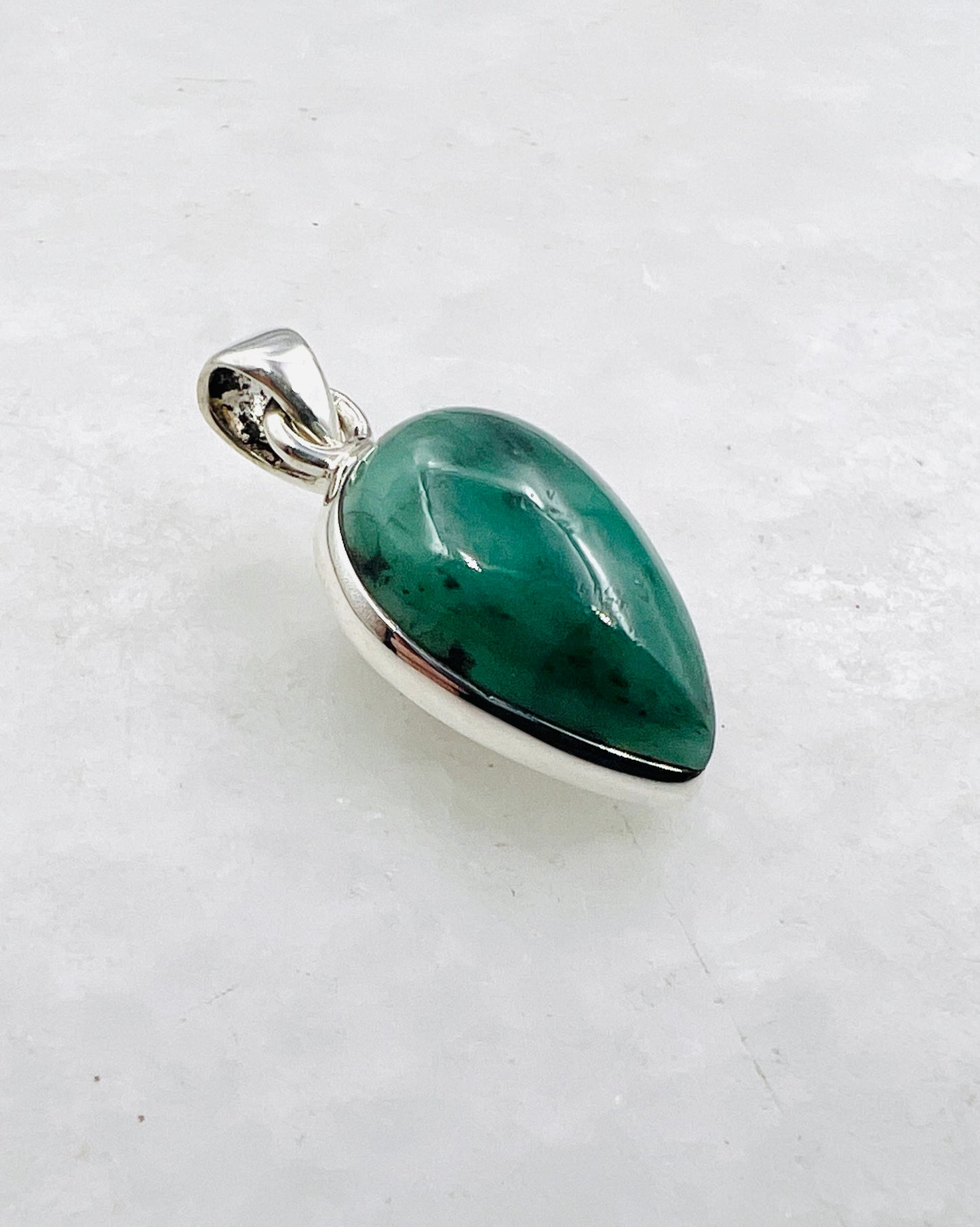 Emerald in 0.925 Silver