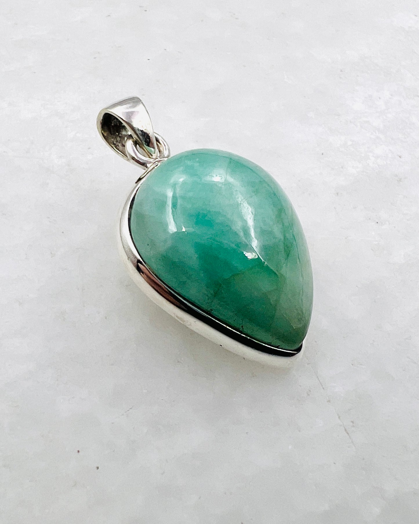 Emerald in 0.925 Silver