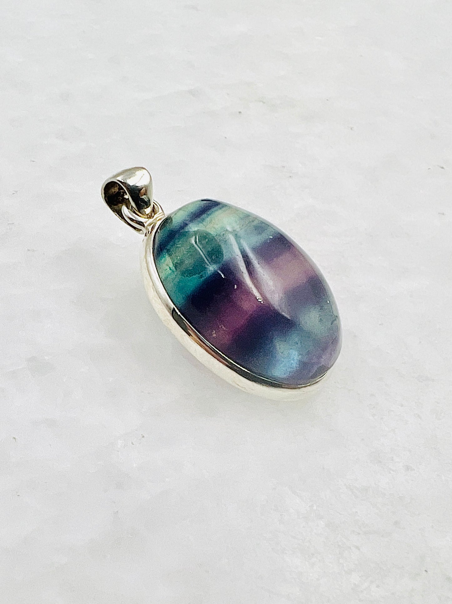 Flourite in 0.925 Silver