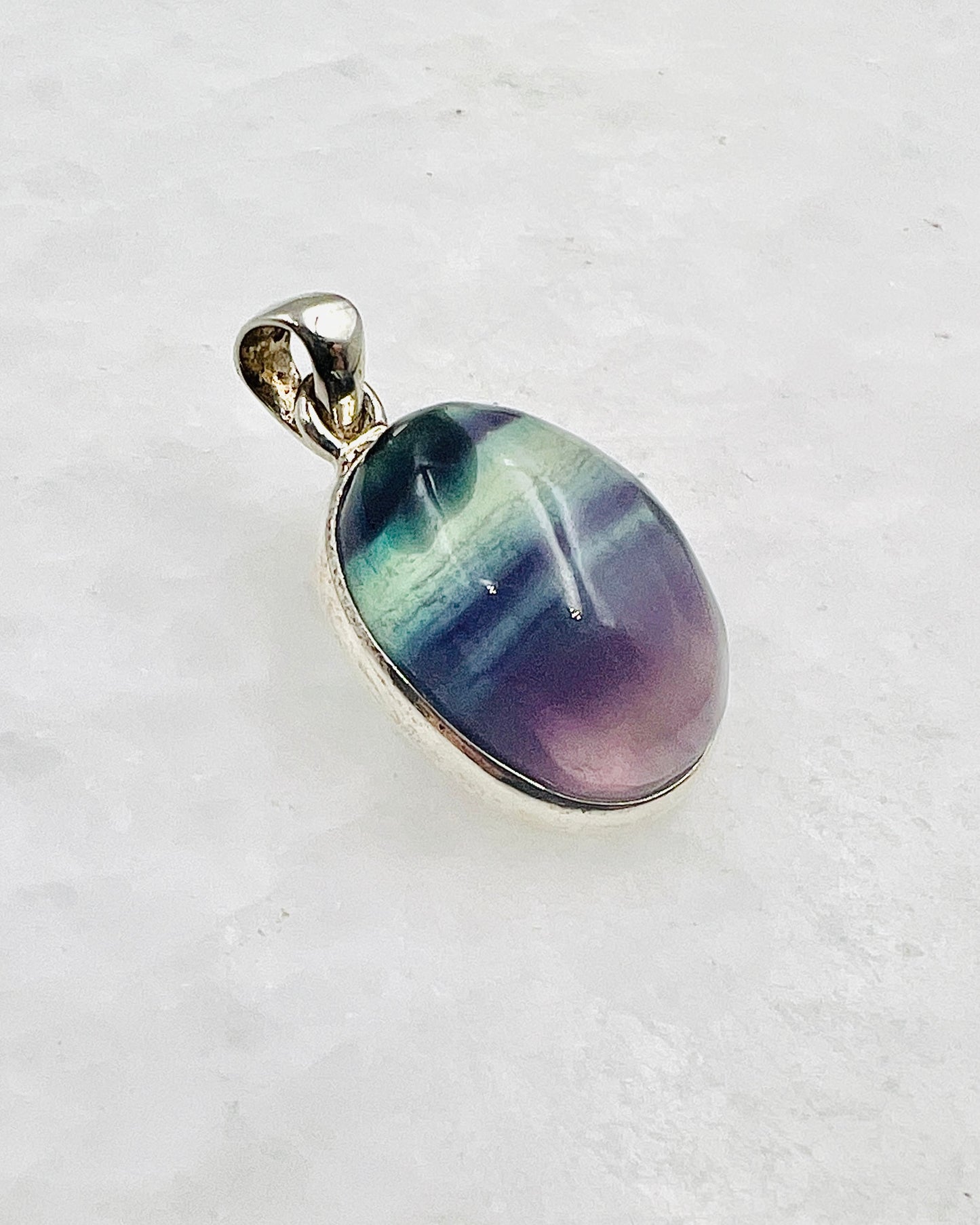 Flourite in 0.925 Silver