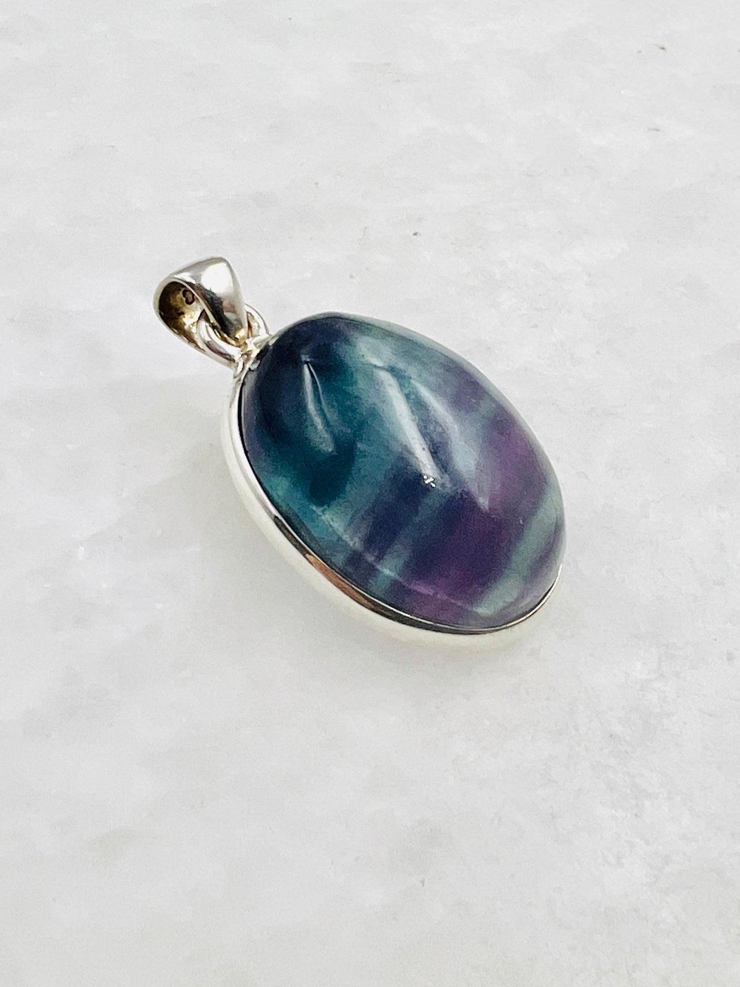 Flourite in 0.925 Silver