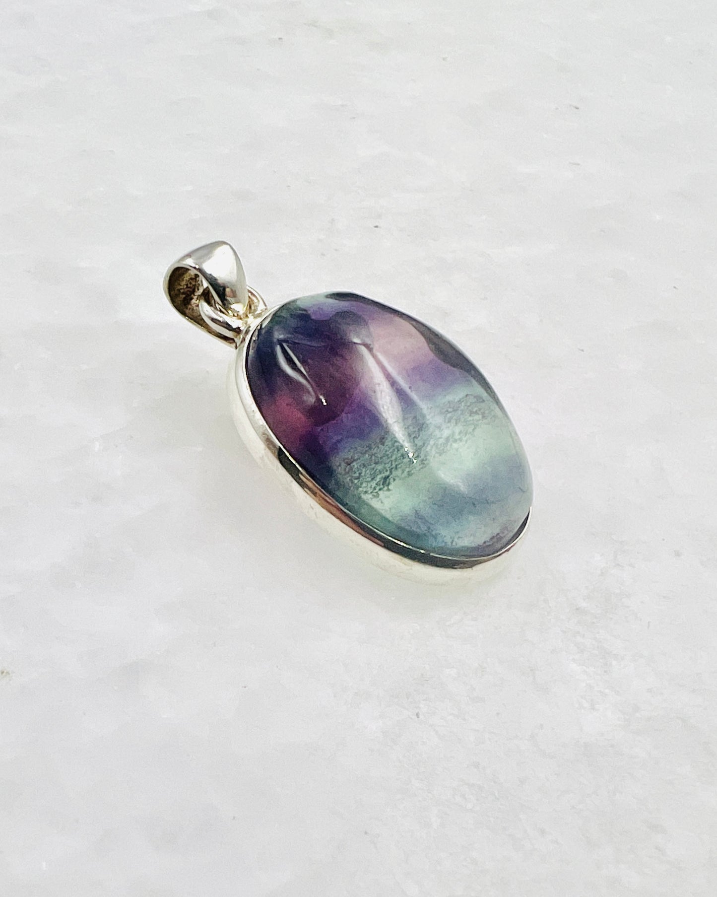 Flourite in 0.925 Silver