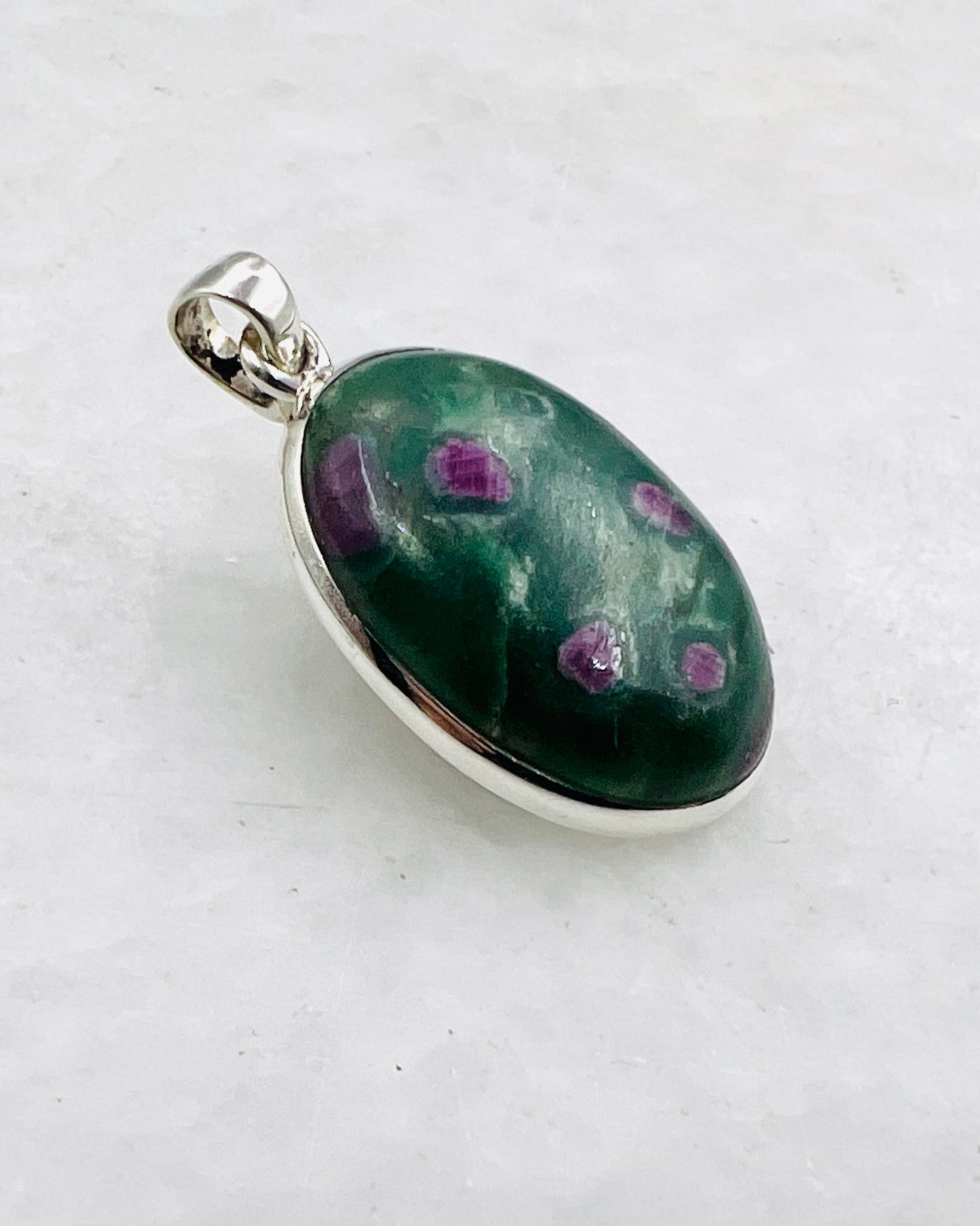 Fuchsite Ruby in 0.925 Silver