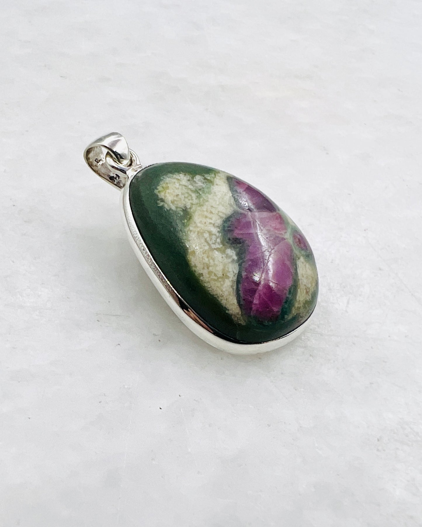 Fuchsite Ruby in 0.925 Silver