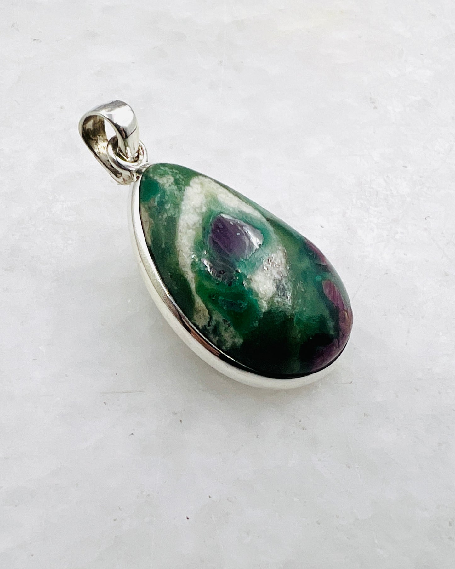 Fuchsite Ruby in 0.925 Silver