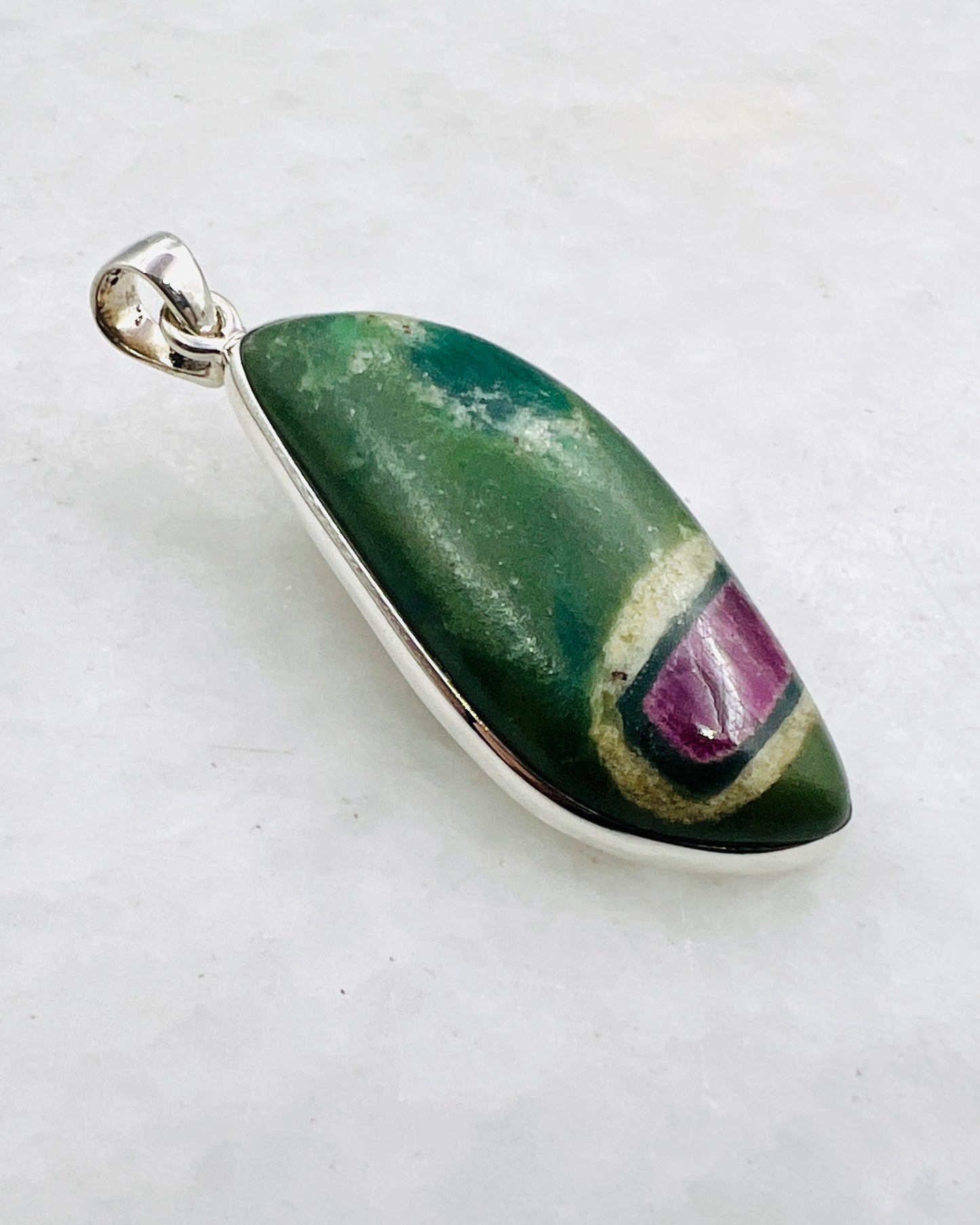 Fuchsite Ruby in 0.925 Silver