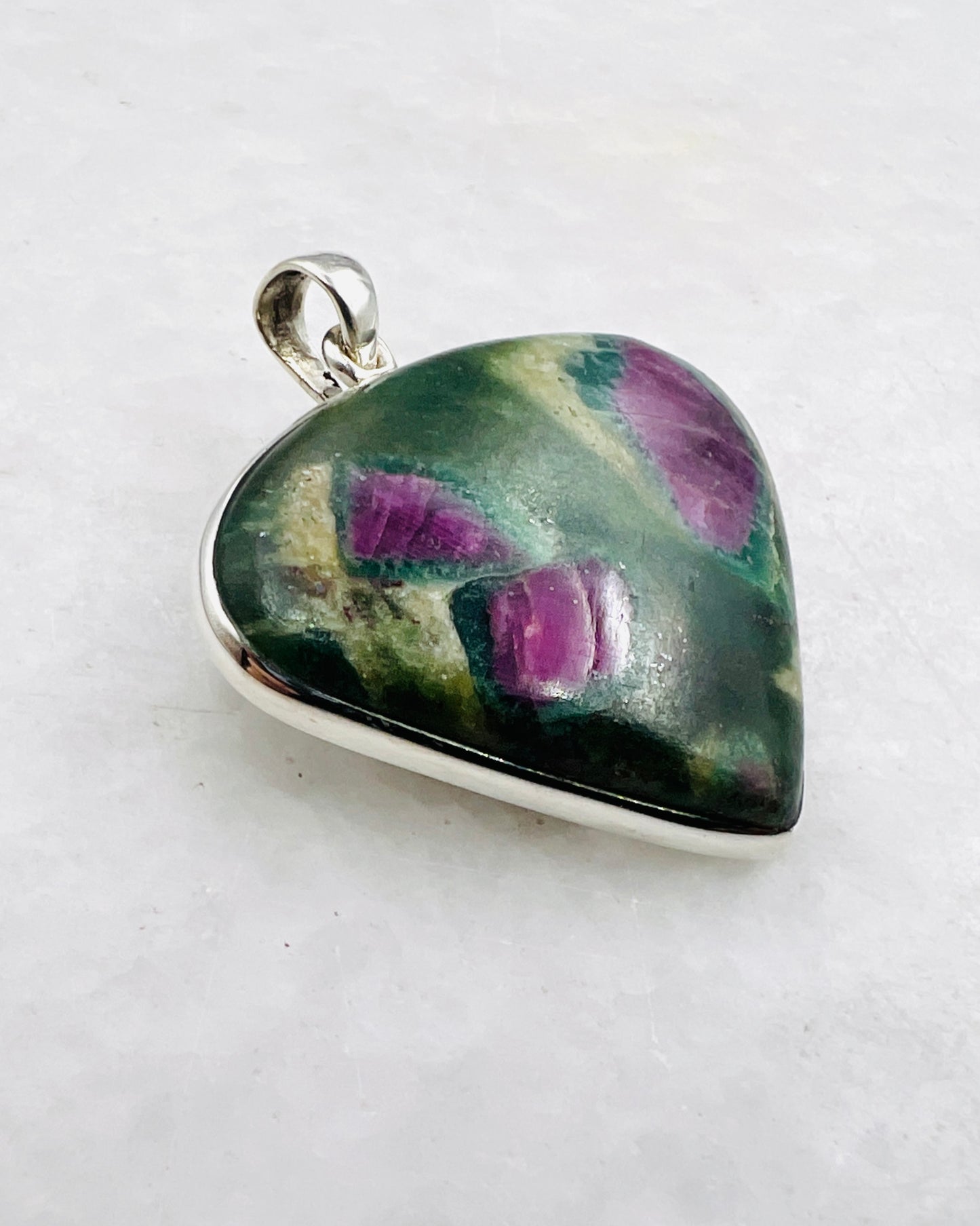 Fuchsite Ruby in 0.925 Silver