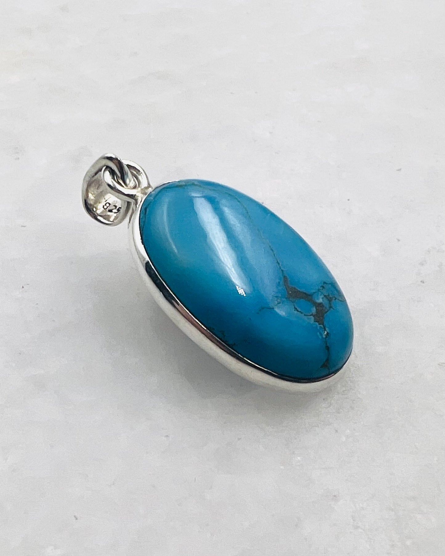 Sleeping Beauty Turquoise in 0.925 Silver