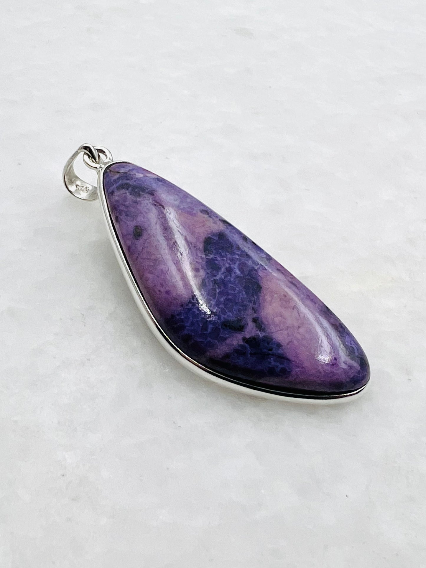 Sugilite in 0.925 Silver