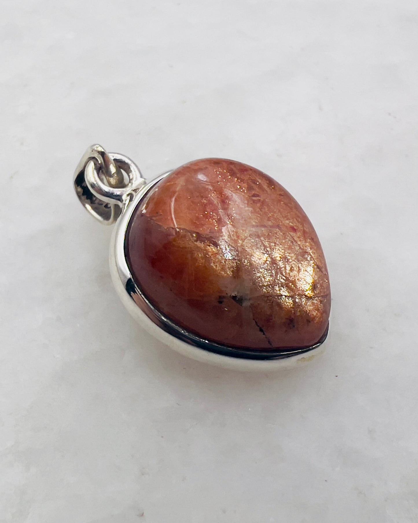 Sunstone in 0.925 Silver