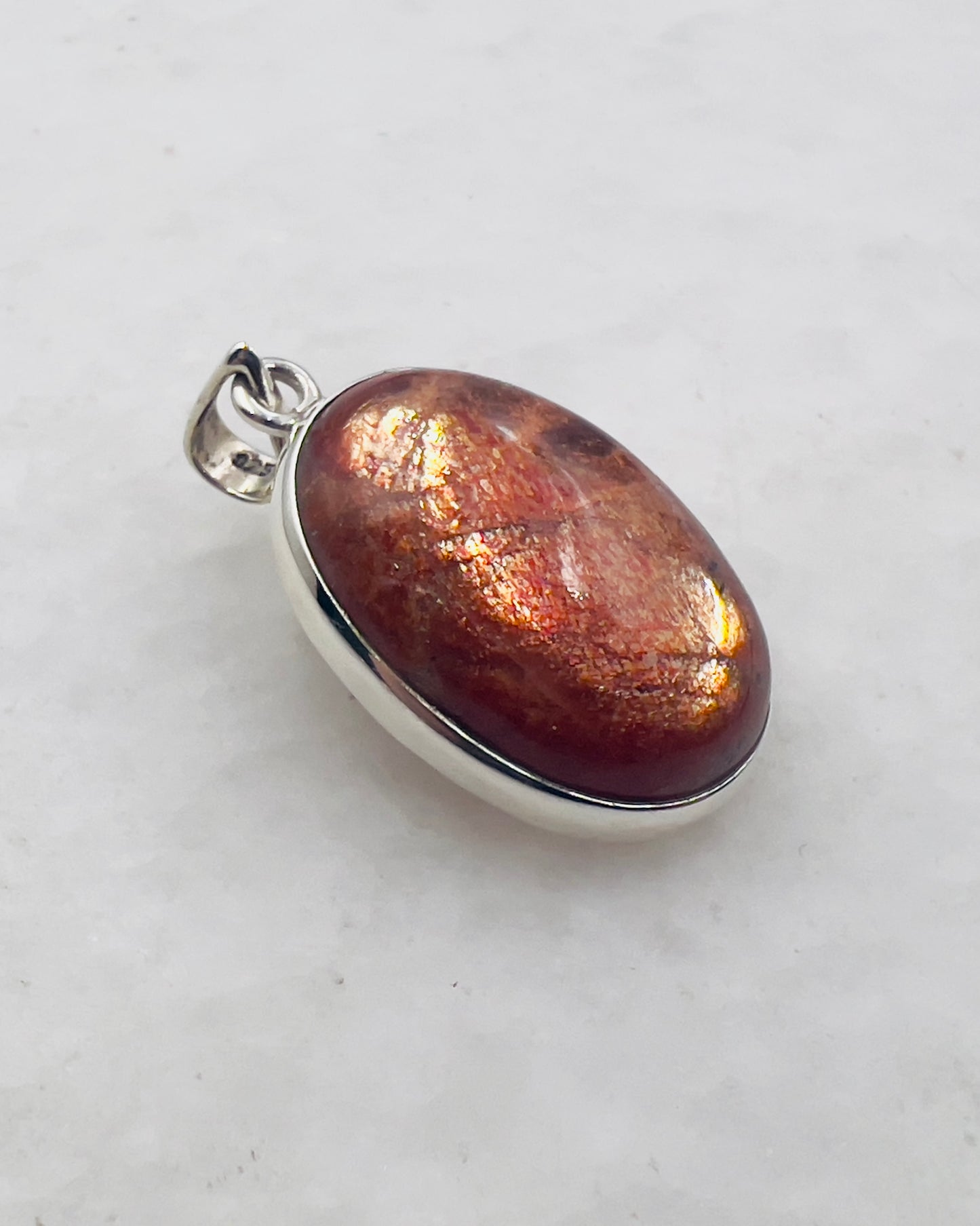 Sunstone in 0.925 Silver