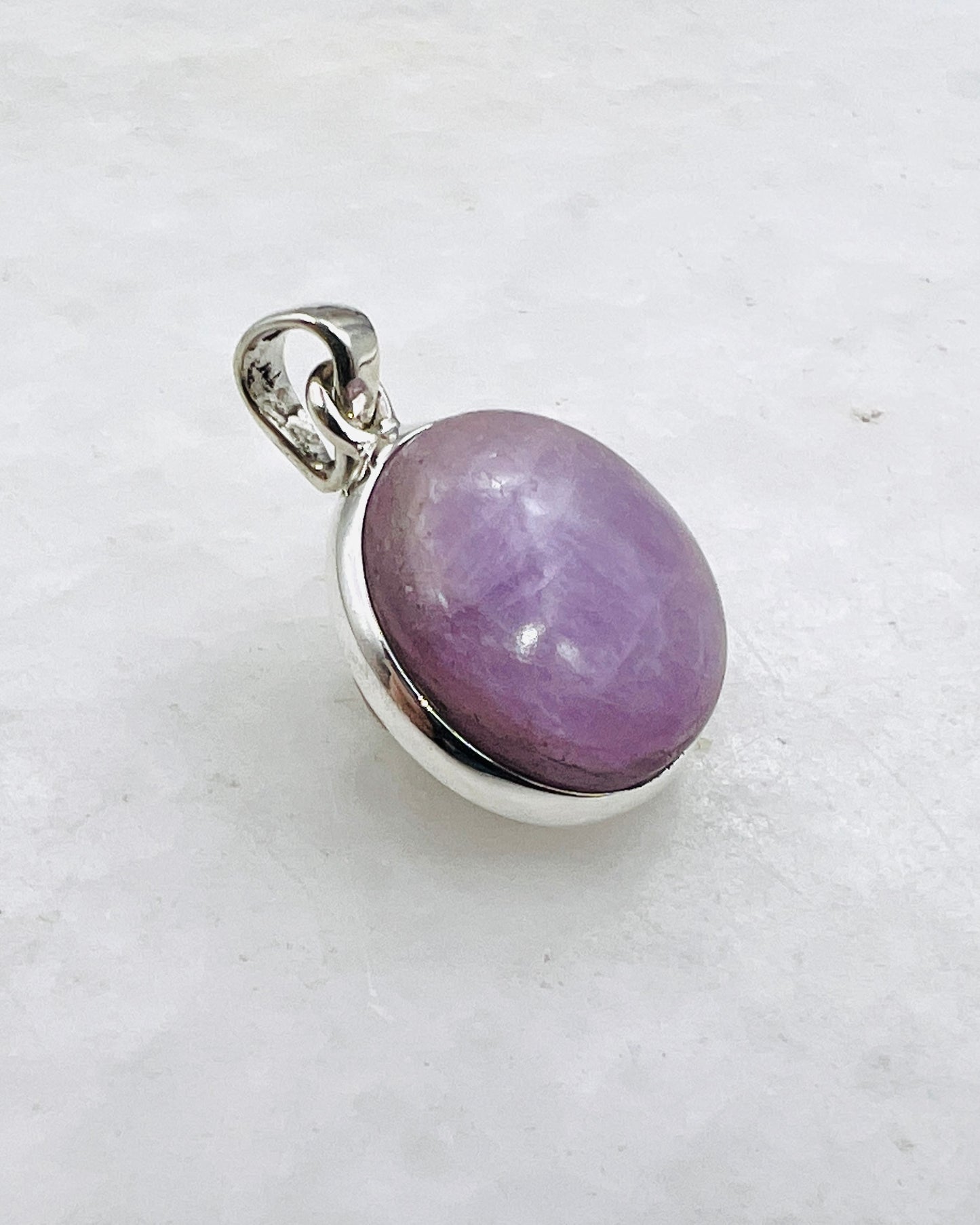 Kunzit in 925er Silber