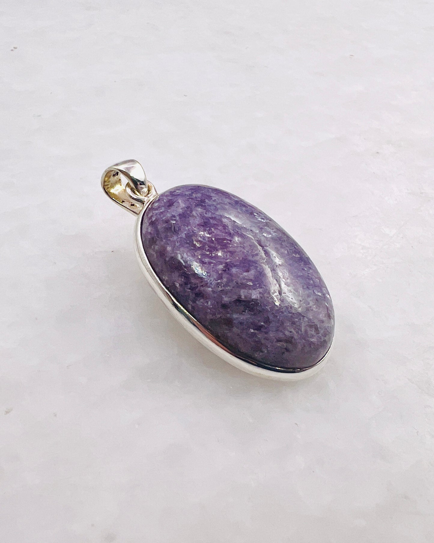 Lepidolith in 0,925 Silber