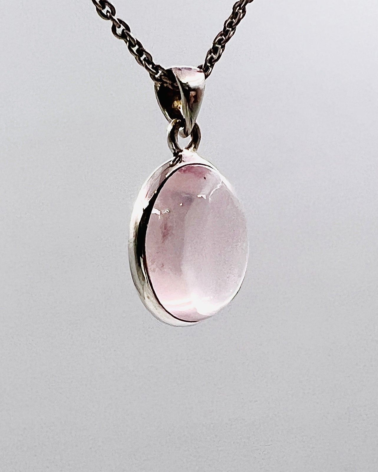 Rose Quartz in 0.925 Silver