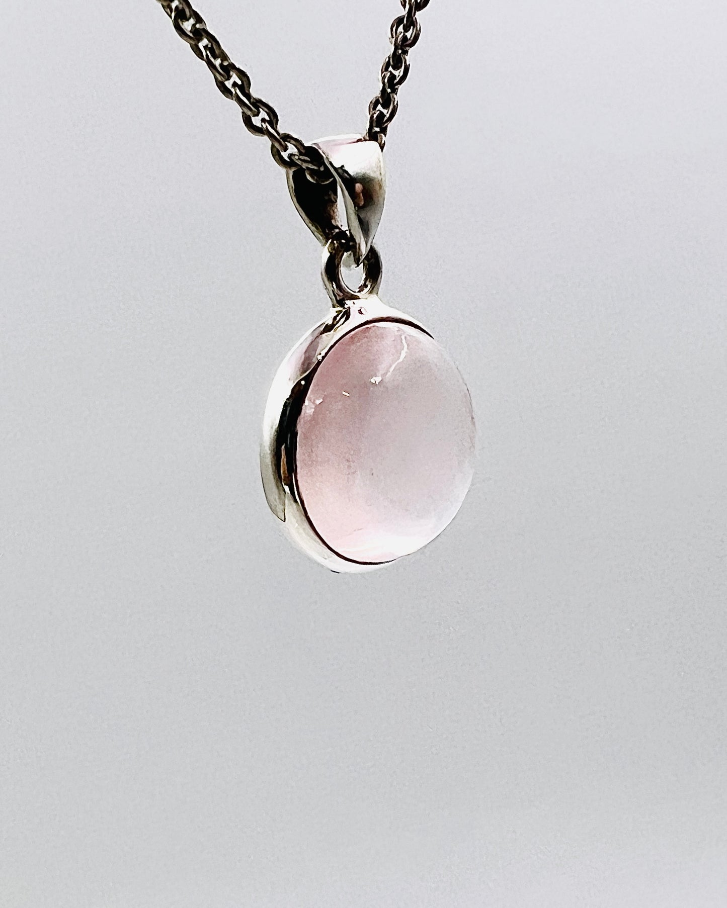 Rose Quartz in 0.925 Silver