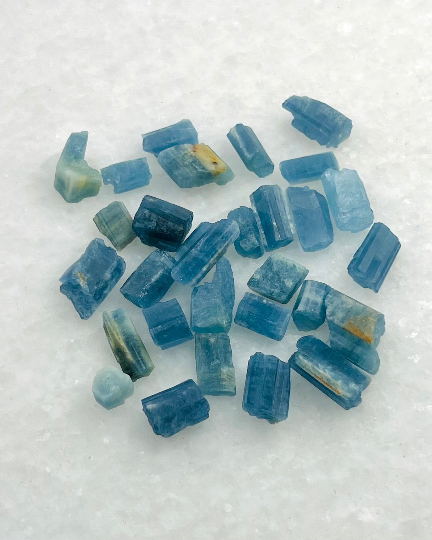 Dark Blue Translucent South Indian Aquamarine Rough - MAQ-0025