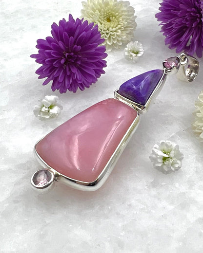 Sigilite/Pink Opla w/Pink Turmalines as a  Combi