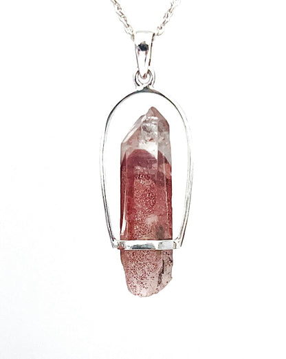 AA Grade Sunset Phantom Quartz - Telangana India as a Pendant