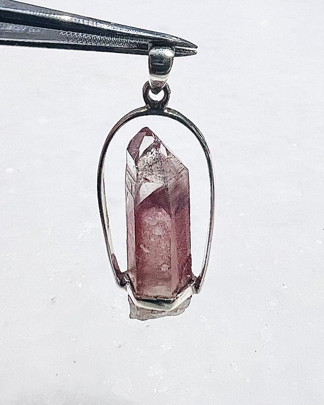 AA Grade Sunset Phantom Quartz - Telangana India as a Pendant