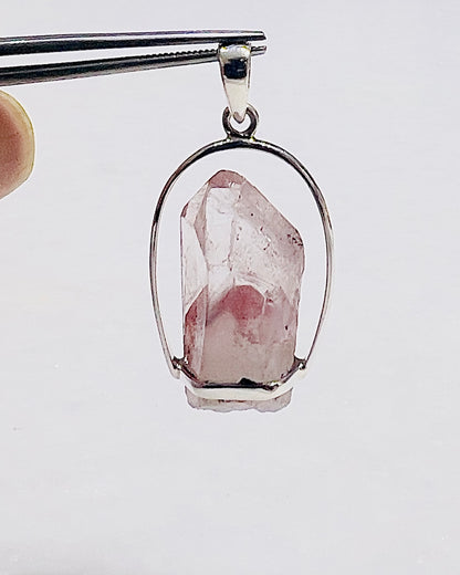 AA Grade Sunset Phantom Quartz - Telangana India as a Pendant