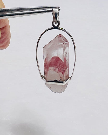 AA Grade Sunset Phantom Quartz - Telangana India as a Pendant