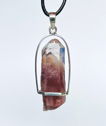 AA Grade Sunset Phantom Quartz - Telangana India as a Pendant