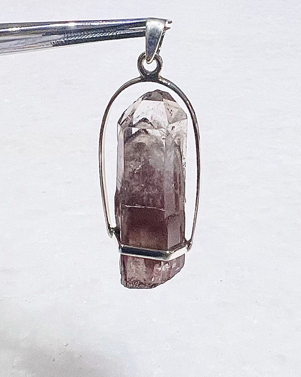 AA Grade Sunset Phantom Quartz - Telangana India as a Pendant