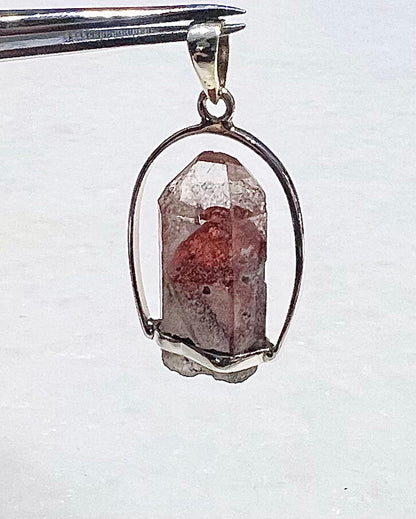 AA Grade Sunset Phantom Quartz - Telangana India as a Pendant