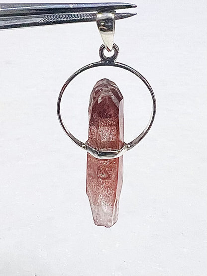 AA Grade Sunset Phantom Quartz - Telangana India as a Pendant
