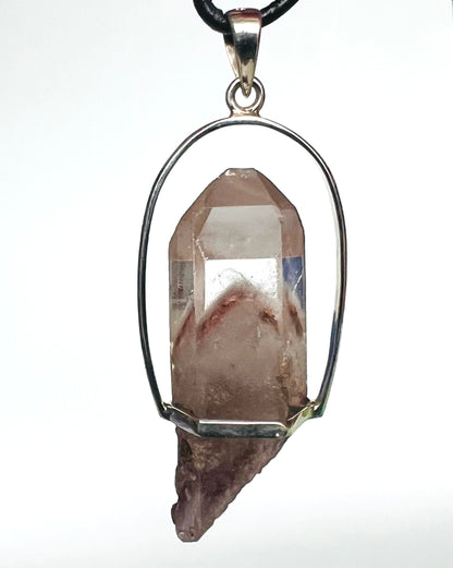 AA Grade Sunset Phantom Quartz - Telangana India as a Pendant