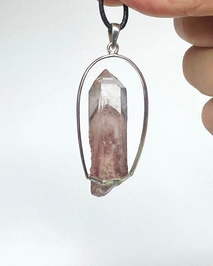 AA Grade Sunset Phantom Quartz - Telangana India as a Pendant