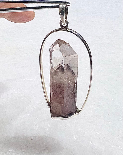 AA Grade Sunset Phantom Quartz - Telangana India as a Pendant