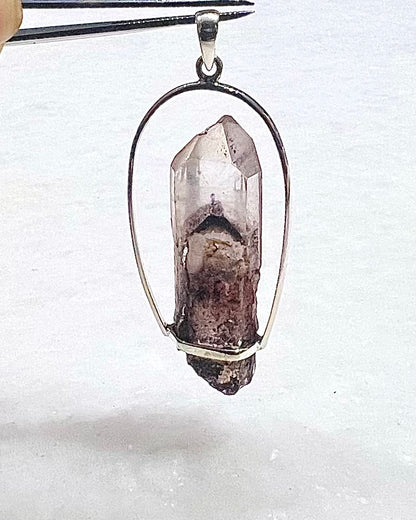 AA Grade Sunset Phantom Quartz - Telangana India as a Pendant