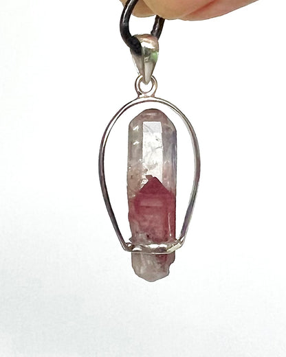 AA Grade Sunset Phantom Quartz - Telangana India as a Pendant