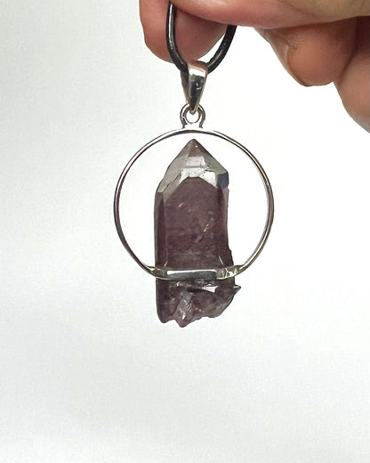 AA Grade Sunset Phantom Quartz - Telangana India as a Pendant