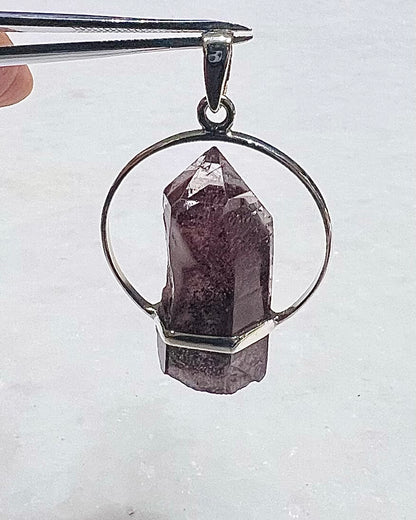 AA Grade Sunset Phantom Quartz - Telangana India as a Pendant