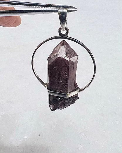 AA Grade Sunset Phantom Quartz - Telangana India as a Pendant