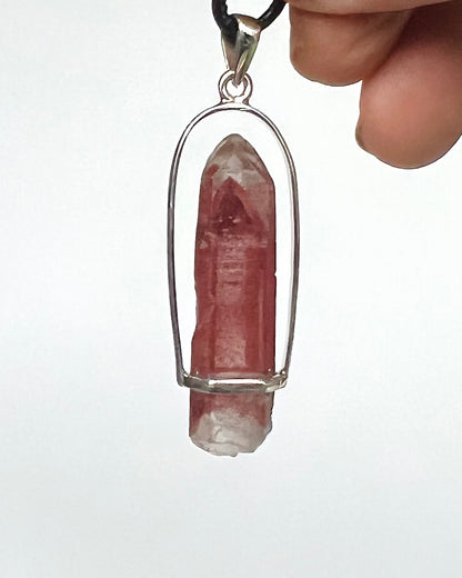 AA Grade Sunset Phantom Quartz - Telangana India as a Pendant