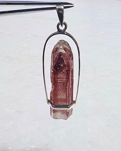 AA Grade Sunset Phantom Quartz - Telangana India as a Pendant