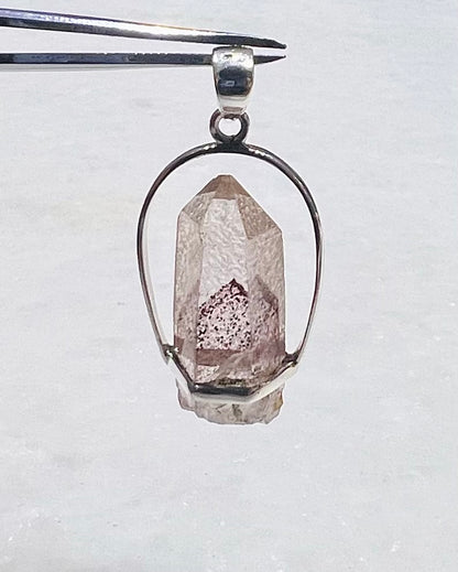 AA Grade Sunset Phantom Quartz - Telangana India as a Pendant