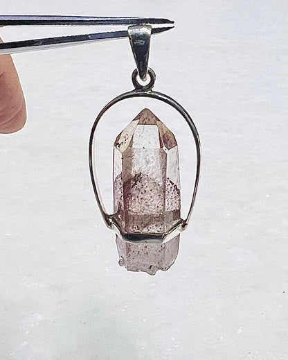 AA Grade Sunset Phantom Quartz - Telangana India as a Pendant