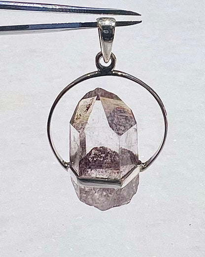AA Grade Sunset Phantom Quartz - Telangana India as a Pendant