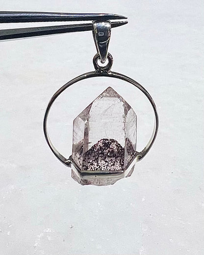 AA Grade Sunset Phantom Quartz - Telangana India as a Pendant