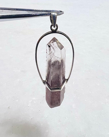 AA Grade Sunset Phantom Quartz - Telangana India as a Pendant