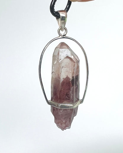 AA Grade Sunset Phantom Quartz - Telangana India as a Pendant