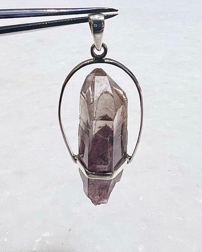 AA Grade Sunset Phantom Quartz - Telangana India as a Pendant